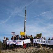 Protestas en la Cruz de Ferro Protestas en la Cruz de Ferro