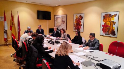 El delegado territorial de la Junta, Eduardo Diego en la Comisión Técnica Provincial 