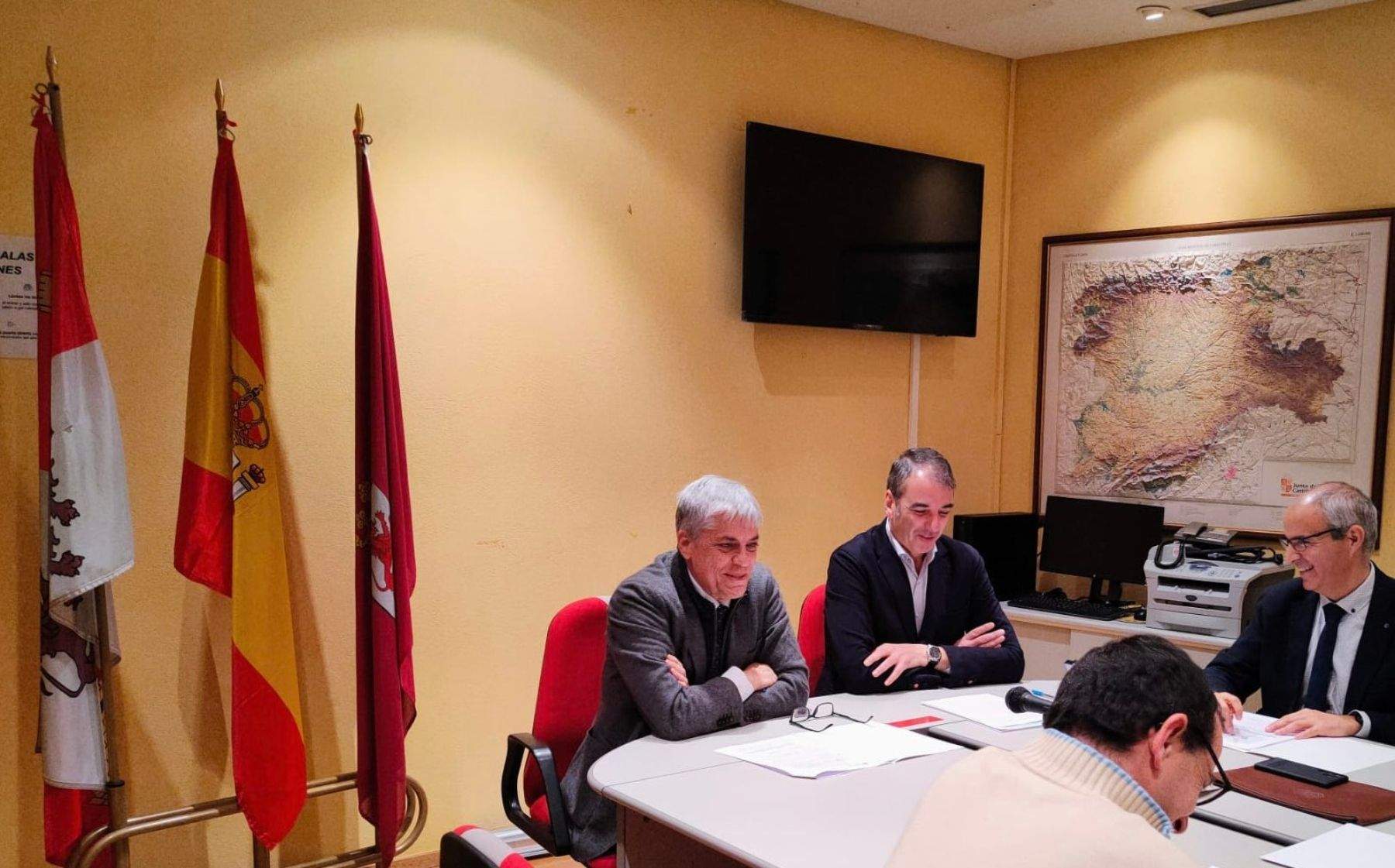 El delegado territorial de la Junta, Eduardo Diego en la Comisión Técnica Provincial El delegado territorial de la Junta, Eduardo Diego en la Comisión Técnica Provincial