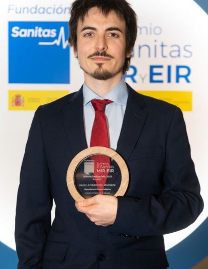 El doctor Javier Arredondo, especialista en Cirugía Pediátrica del CAULE, primer accésit del premio Sanitas MIR 2023 al mejor residente nacional El doctor Javier Arredondo, especialista en Cirugía Pediátrica del CAULE, primer accésit del premio Sanitas MIR 2023 al mejor residente nacional