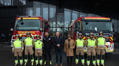 Presentación nuevos vehículos de los Bomberos de León Presentación nuevos vehículos de los Bomberos de León