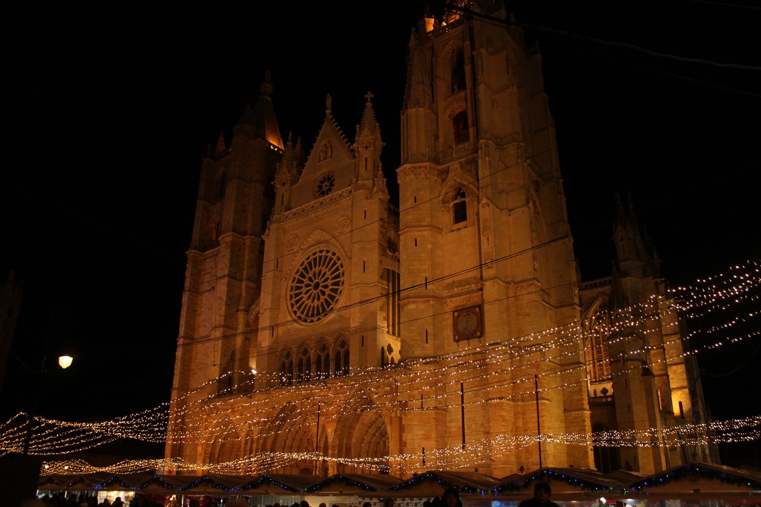 Espectáculo de luces en la Catedral de León