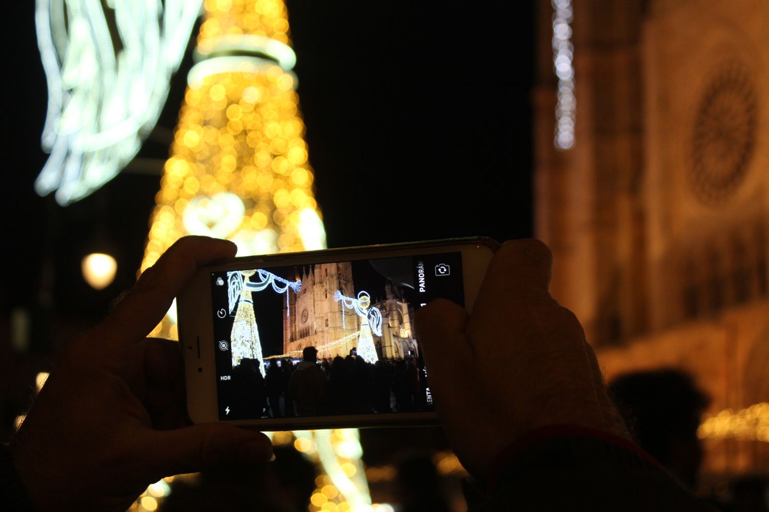 Espectáculo de luces en la Catedral de León