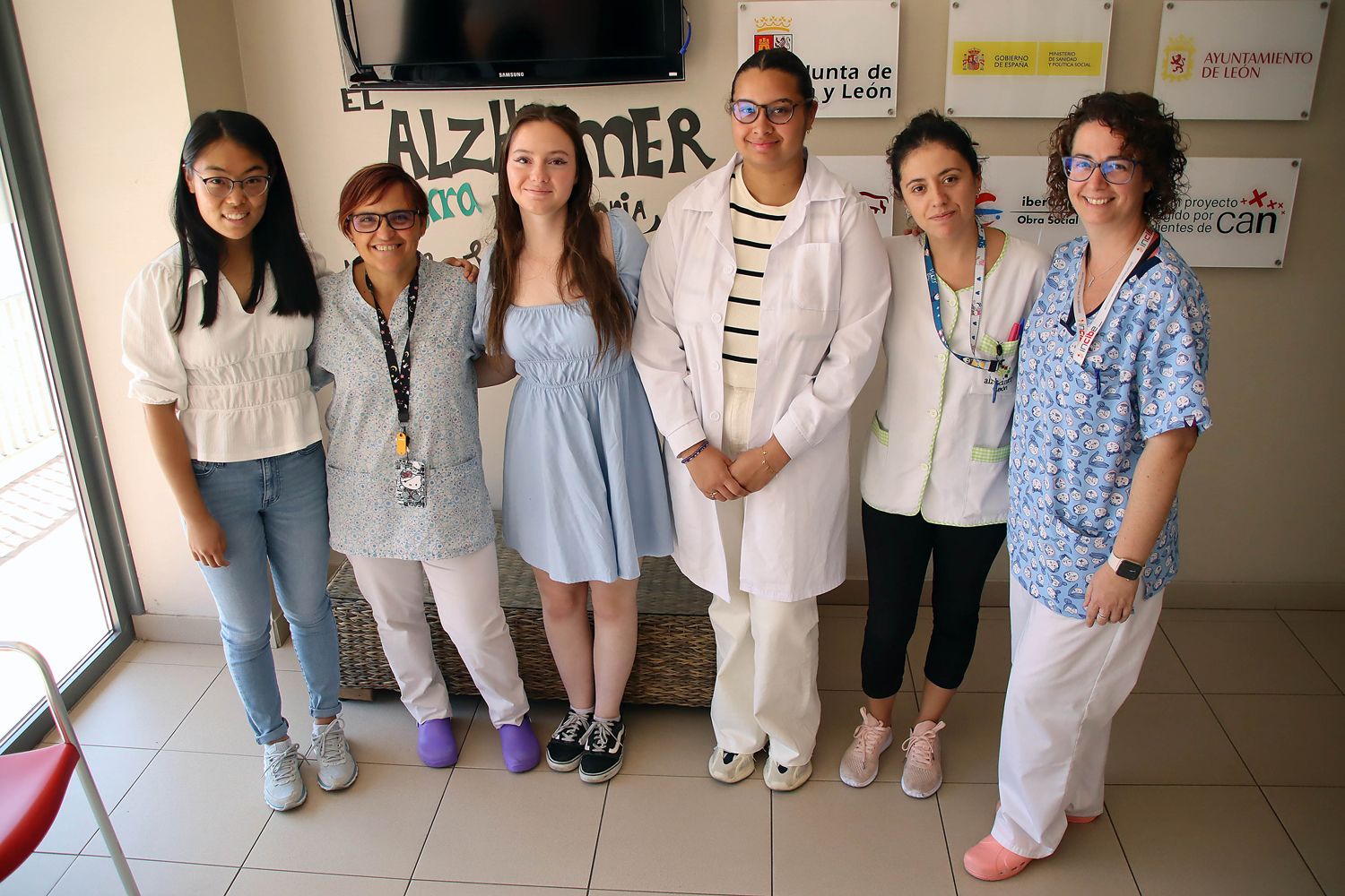 Voluntariado de estudiantes extranjeras en Alzheimer León