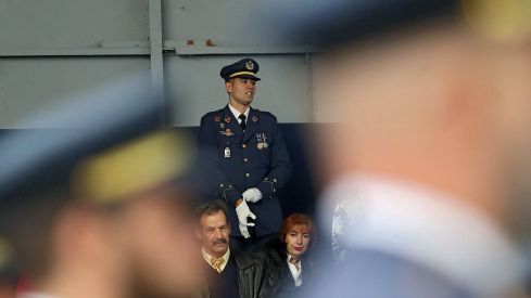 Jura de Bandera en la Academia Básica del Aire de la Virgen del Camino | Peio García (ICAL) Jura de Bandera en la Academia Básica del Aire de la Virgen del Camino | Peio García (ICAL)