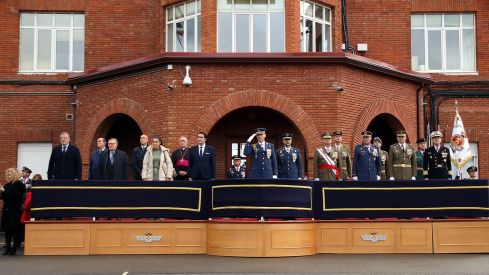 Jura de Bandera en la Academia Básica del Aire de la Virgen del Camino | Peio García (ICAL) Jura de Bandera en la Academia Básica del Aire de la Virgen del Camino | Peio García (ICAL)