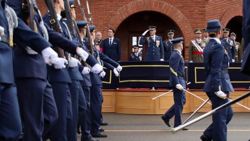 Jura de Bandera en la Academia Básica del Aire de la Virgen del Camino | Peio García (ICAL) Jura de Bandera en la Academia Básica del Aire de la Virgen del Camino | Peio García (ICAL)