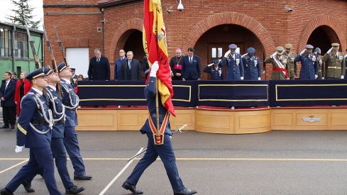 Jura de Bandera en la Academia Básica del Aire de la Virgen del Camino | Peio García (ICAL) Jura de Bandera en la Academia Básica del Aire de la Virgen del Camino | Peio García (ICAL)