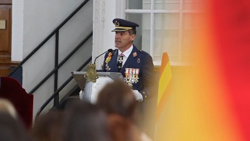 Jura de Bandera en la Academia Básica del Aire de la Virgen del Camino | Peio García (ICAL) Jura de Bandera en la Academia Básica del Aire de la Virgen del Camino | Peio García (ICAL)