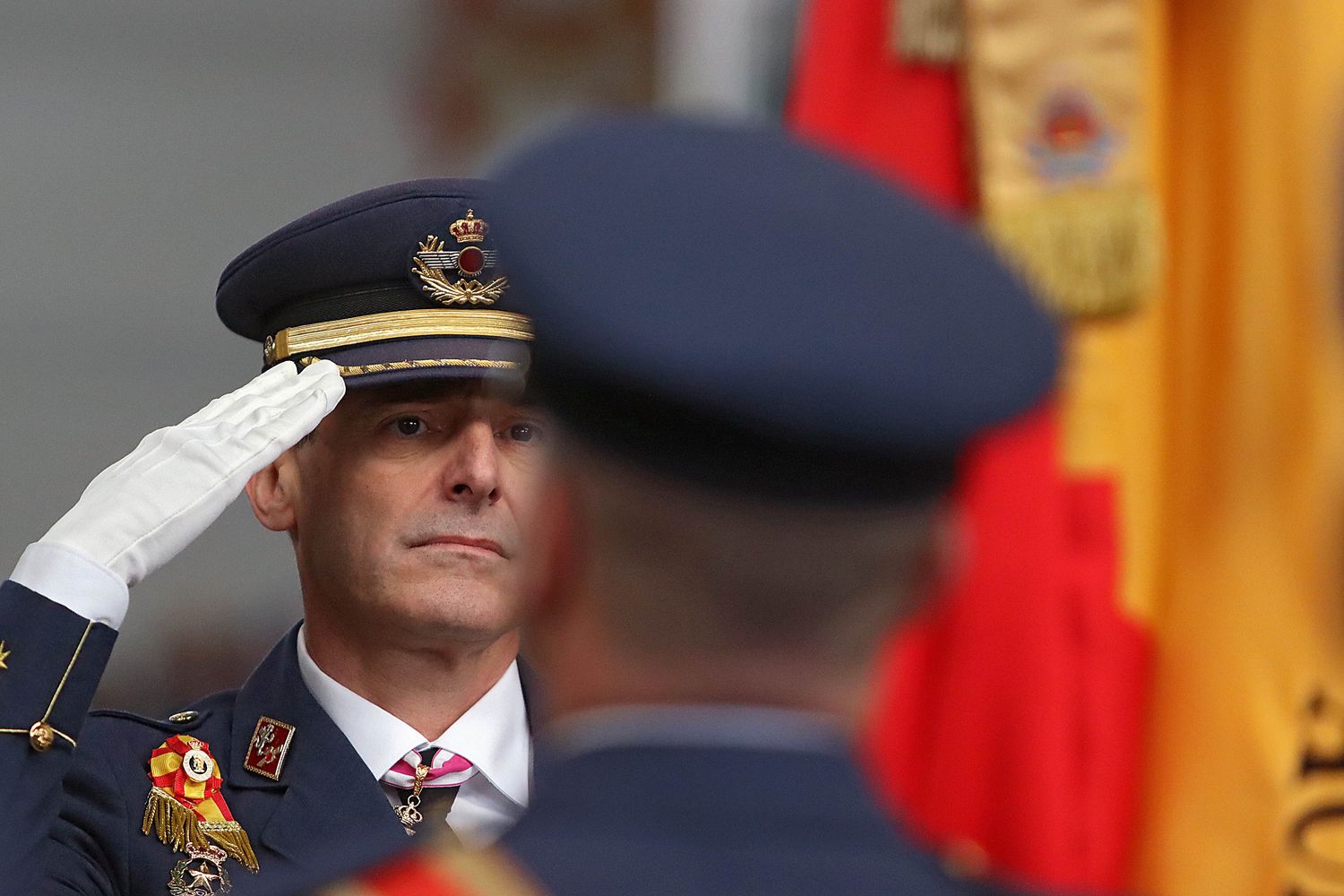 Jura de Bandera en la Academia Básica del Aire de la Virgen del Camino | Peio García (ICAL)