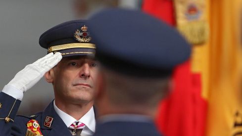 Jura de Bandera en la Academia Básica del Aire de la Virgen del Camino | Peio García (ICAL) Jura de Bandera en la Academia Básica del Aire de la Virgen del Camino | Peio García (ICAL)
