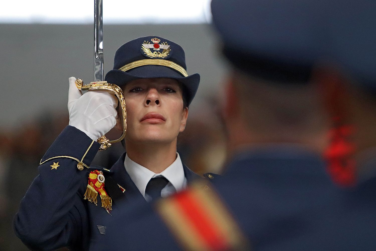 Jura de Bandera en la Academia Básica del Aire de la Virgen del Camino | Peio García (ICAL)