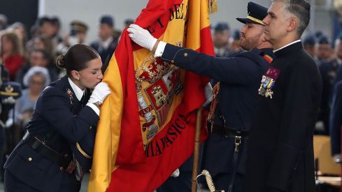 Jura de Bandera en la Academia Básica del Aire de la Virgen del Camino | Peio García (ICAL) Jura de Bandera en la Academia Básica del Aire de la Virgen del Camino | Peio García (ICAL)