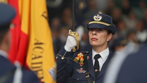 Jura de Bandera en la Academia Básica del Aire de la Virgen del Camino | Peio García (ICAL) Jura de Bandera en la Academia Básica del Aire de la Virgen del Camino | Peio García (ICAL)