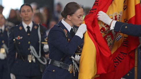 Jura de Bandera en la Academia Básica del Aire de la Virgen del Camino | Peio García (ICAL) Jura de Bandera en la Academia Básica del Aire de la Virgen del Camino | Peio García (ICAL)
