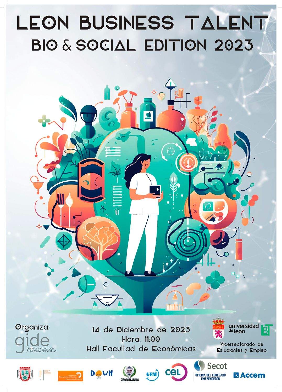 Cartel de la 'Jornada León Bussines Talent 2023' Cartel de la 'Jornada León Bussines Talent 2023'