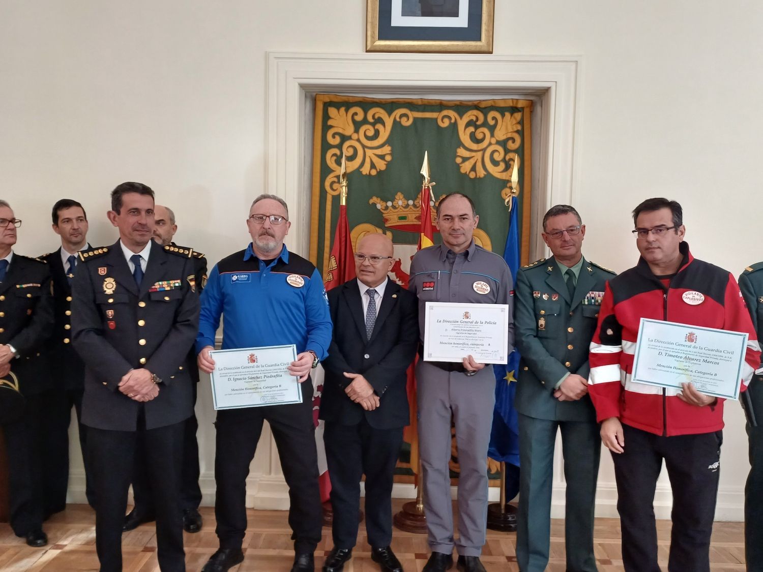 Menciones Honoríficas a la seguridad privada en León