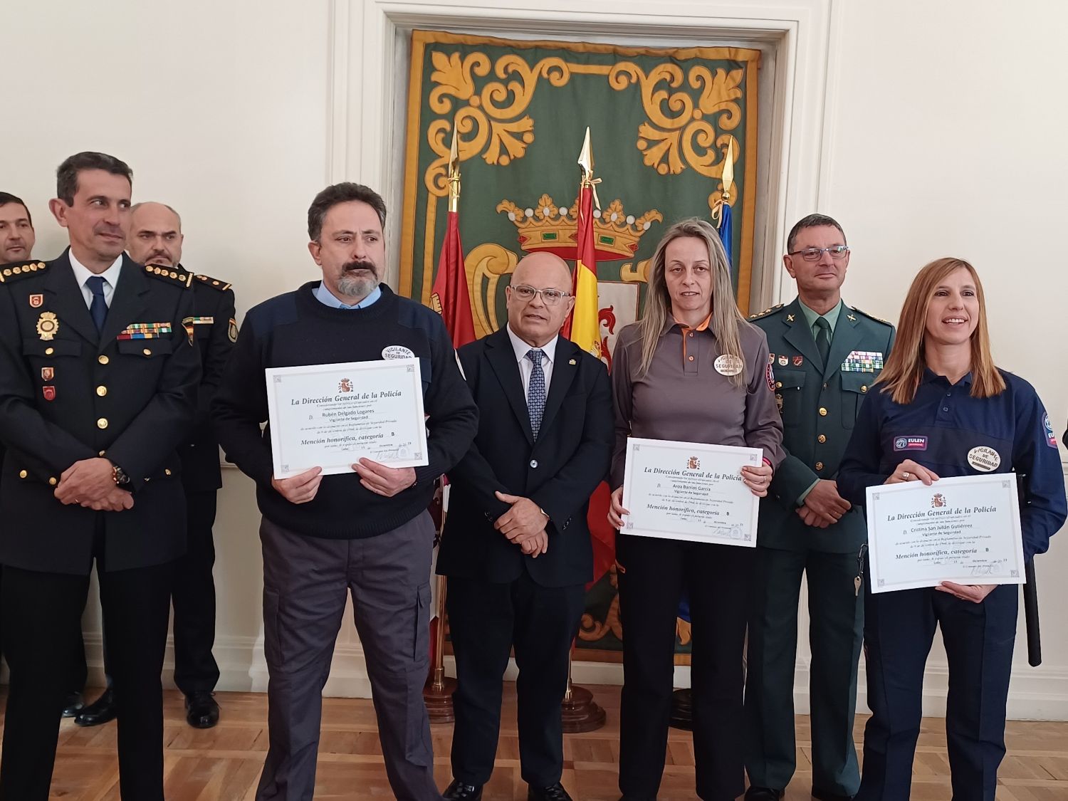 Menciones Honoríficas a la seguridad privada en León