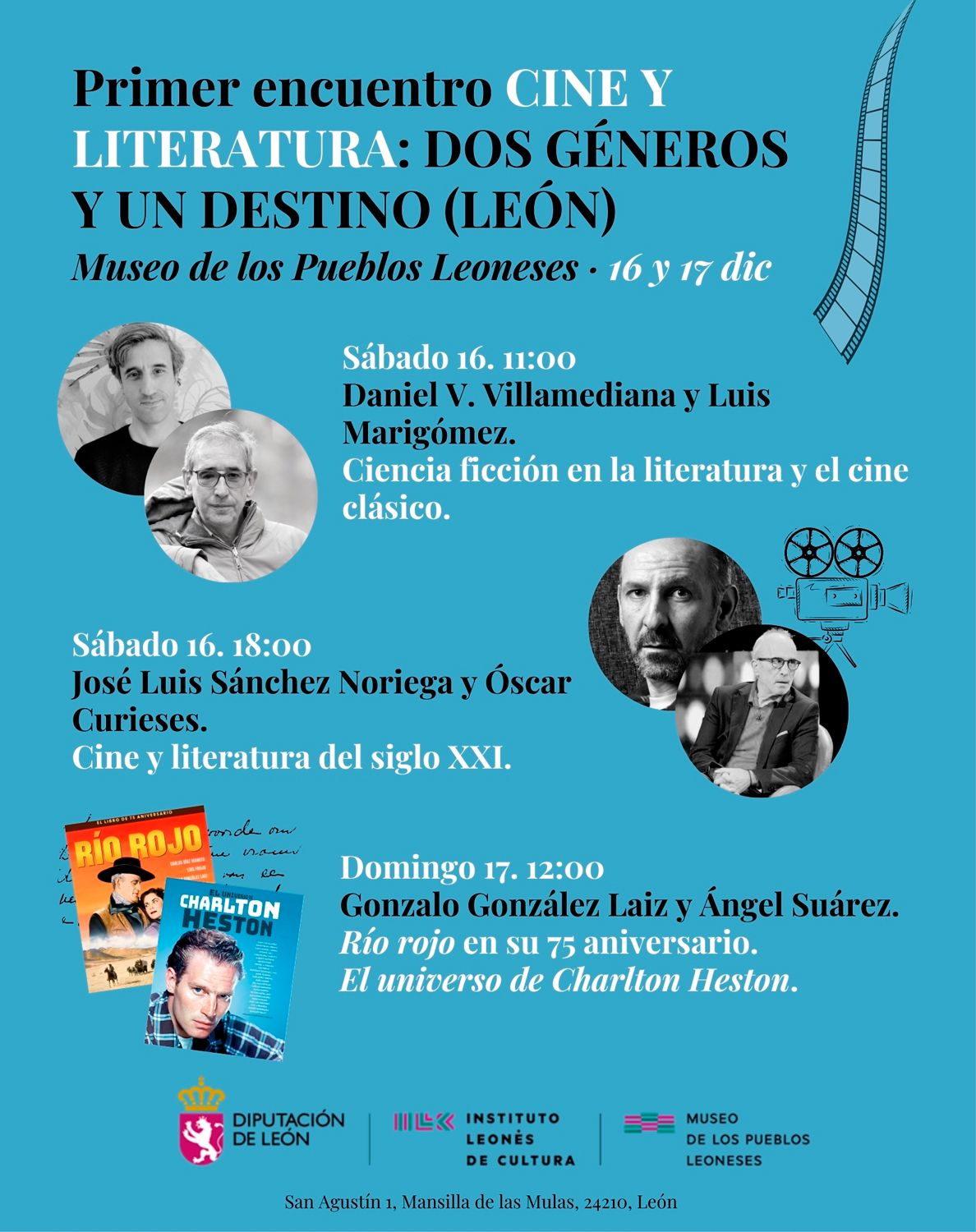 Cartel de la jornada 'Cine y Literatura'