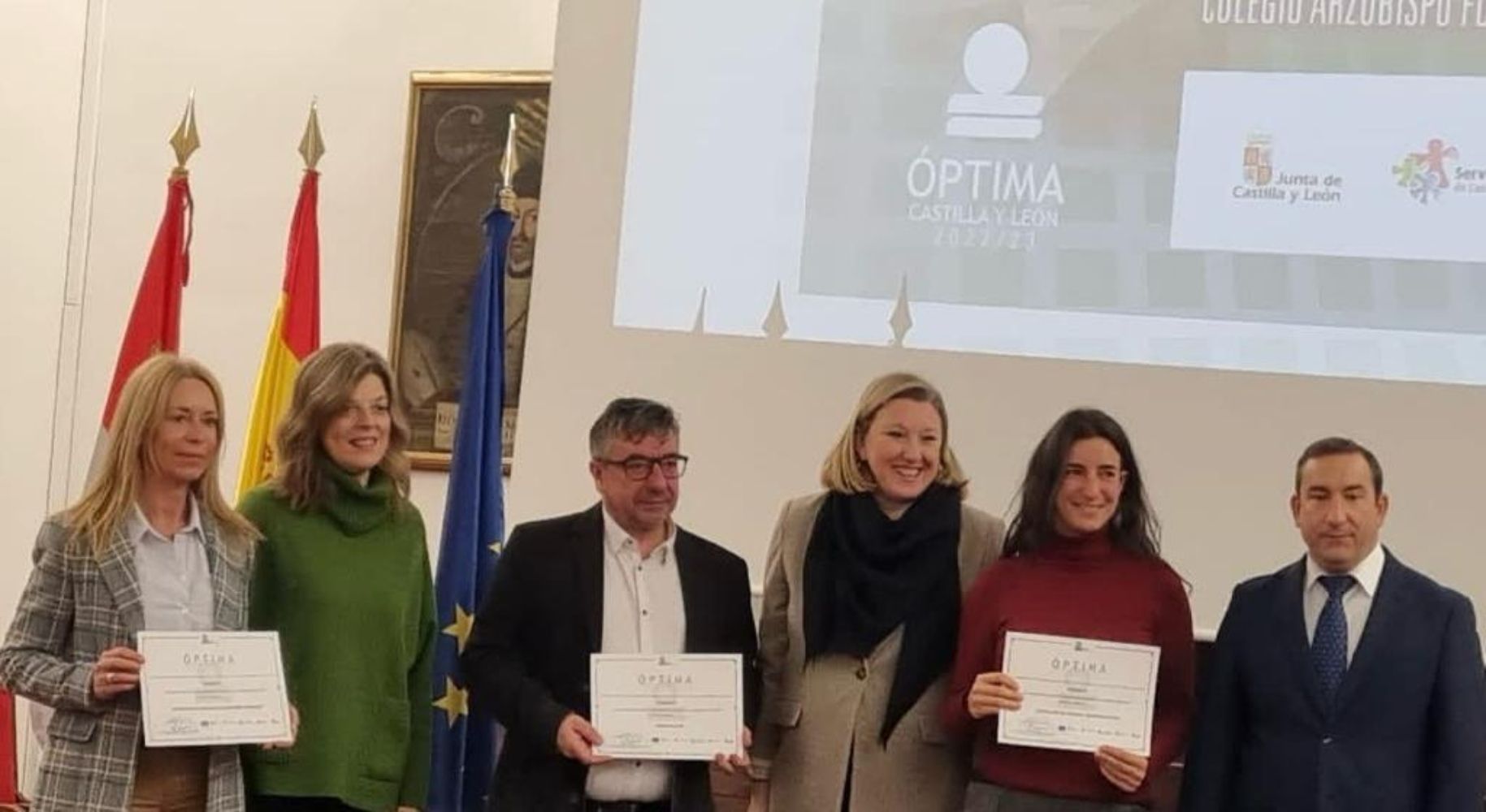 Asprona León recibe el distintivo 'Óptima Castilla y León' 