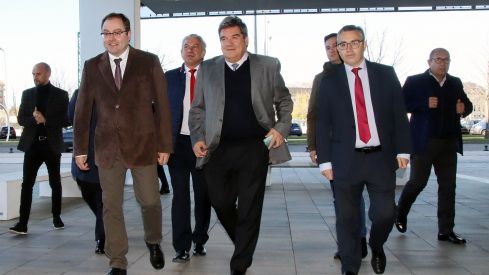 El ministro José Luis Escrivá visita las instalaciones de INCIBE El ministro José Luis Escrivá visita las instalaciones de INCIBE