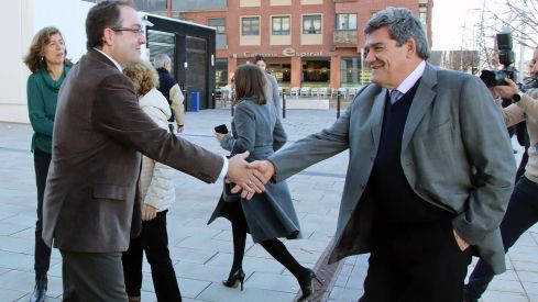 El ministro José Luis Escrivá visita las instalaciones de INCIBE El ministro José Luis Escrivá visita las instalaciones de INCIBE