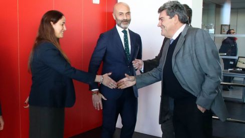 El ministro José Luis Escrivá visita las instalaciones de INCIBE El ministro José Luis Escrivá visita las instalaciones de INCIBE