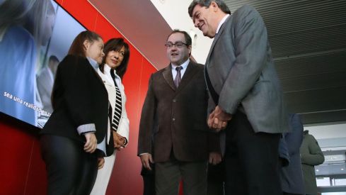 El ministro José Luis Escrivá visita las instalaciones de INCIBE El ministro José Luis Escrivá visita las instalaciones de INCIBE