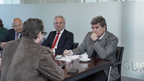 El ministro José Luis Escrivá visita las instalaciones de INCIBE El ministro José Luis Escrivá visita las instalaciones de INCIBE