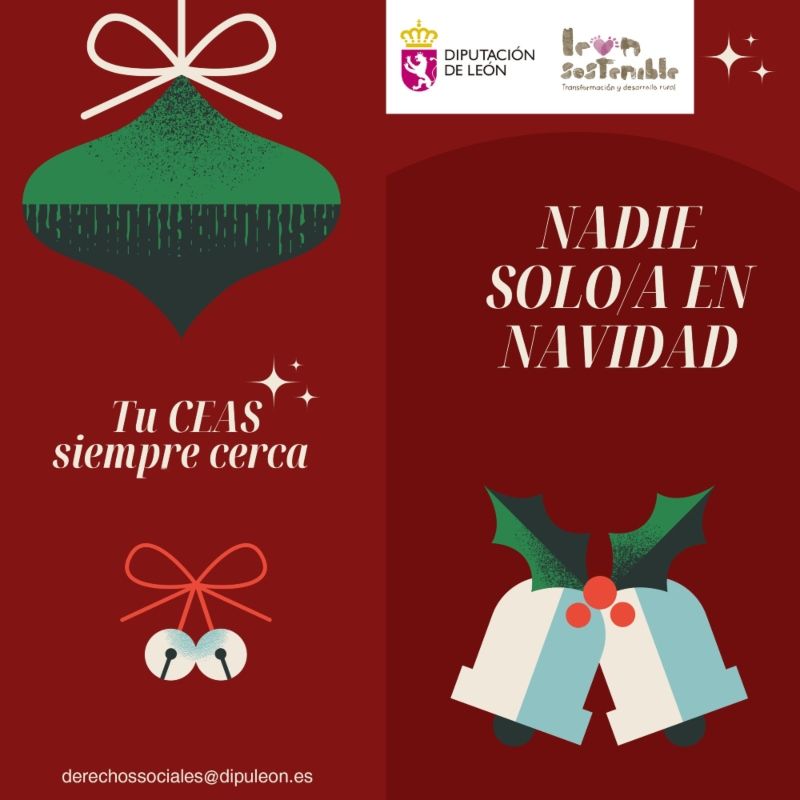 Cartel ‘Nadie solo en Navidad’