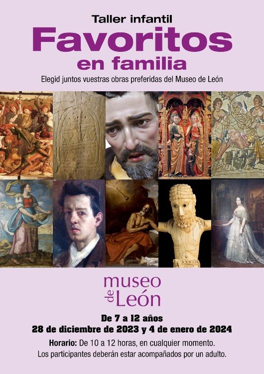 El Museo de León organiza un taller de Navidad para acercar sus obras a las familias a través de juegos