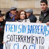 Concentración por el soterramiento en San Andrés