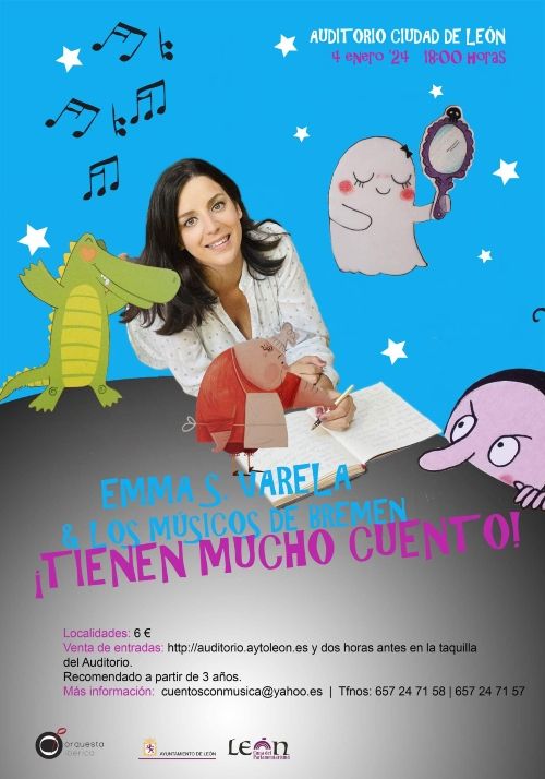 Cartel'¡Tienen mucho cuento!' Cartel'¡Tienen mucho cuento!'