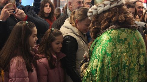 Llegada de los Reyes Magos a la estación de trenes de León | José Martín Llegada de los Reyes Magos a la estación de trenes de León | José Martín