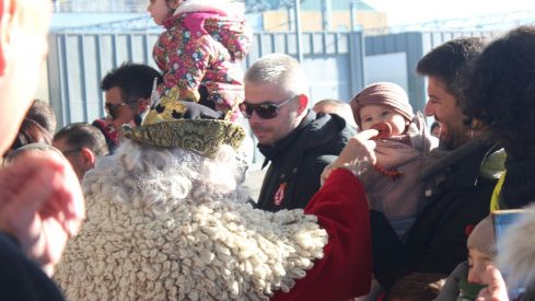 Llegada de los Reyes Magos a la estación de trenes de León | José Martín Llegada de los Reyes Magos a la estación de trenes de León | José Martín