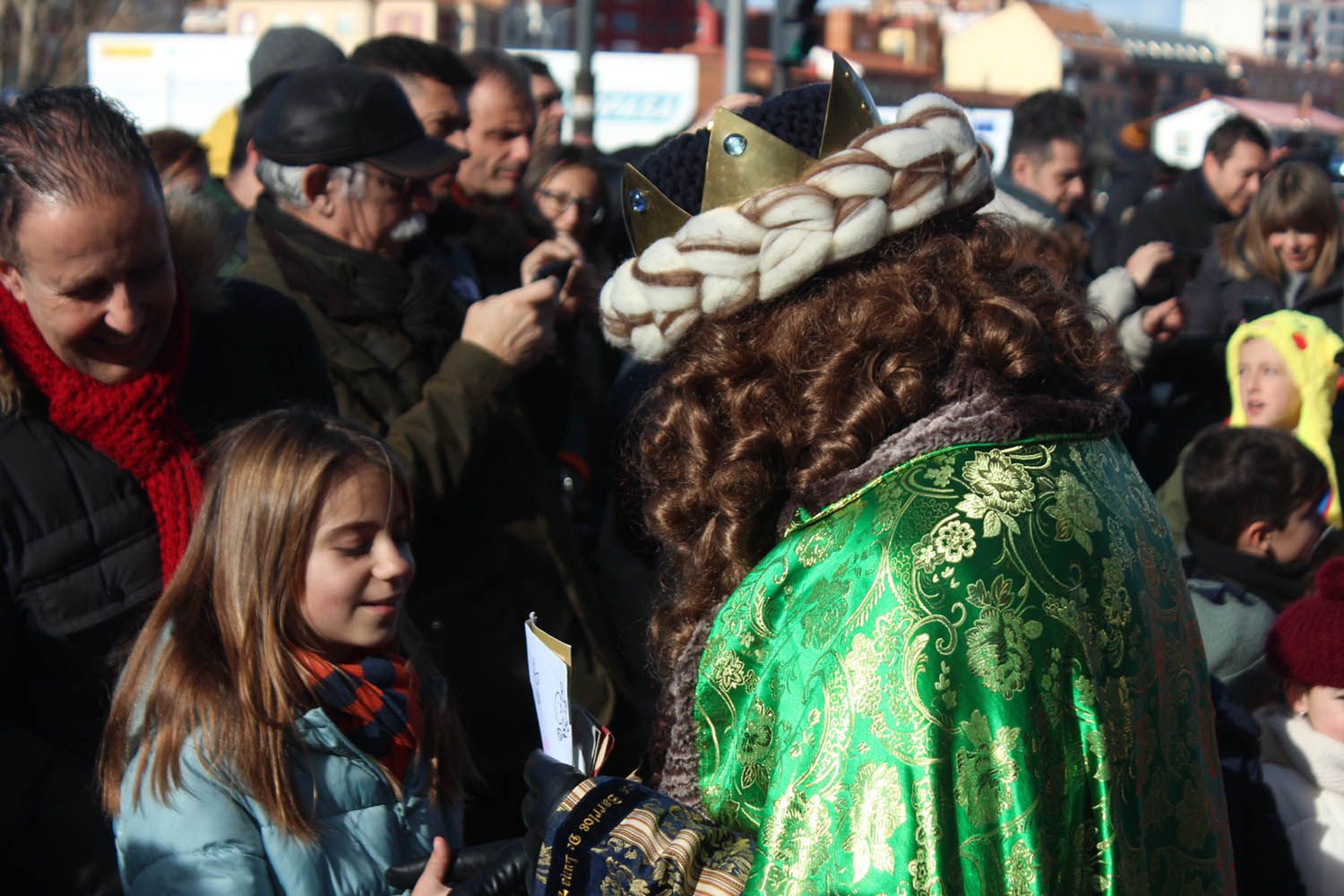 Llegada de los Reyes Magos a la estación de trenes de León | José Martín 