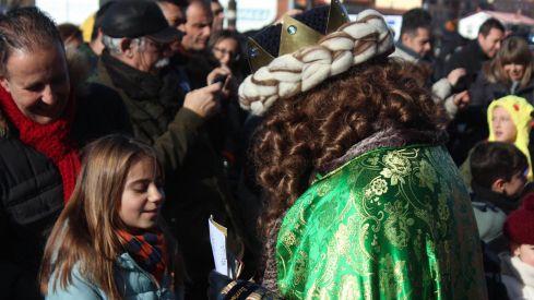 Llegada de los Reyes Magos a la estación de trenes de León | José Martín Llegada de los Reyes Magos a la estación de trenes de León | José Martín