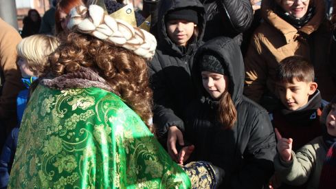 Llegada de los Reyes Magos a la estación de trenes de León | José Martín Llegada de los Reyes Magos a la estación de trenes de León | José Martín