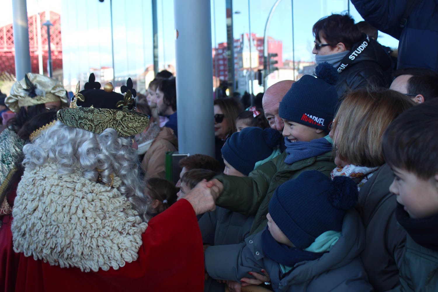 Llegada de los Reyes Magos a la estación de trenes de León | José Martín 