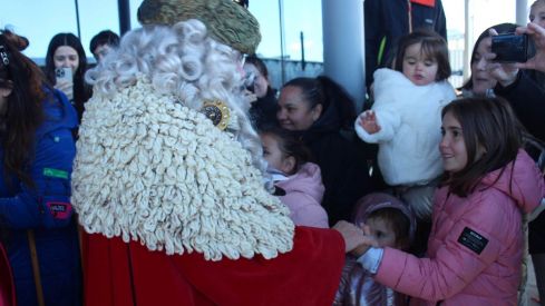 Llegada de los Reyes Magos a la estación de trenes de León | José Martín Llegada de los Reyes Magos a la estación de trenes de León | José Martín