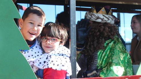Llegada de los Reyes Magos a la estación de trenes de León | José Martín Llegada de los Reyes Magos a la estación de trenes de León | José Martín