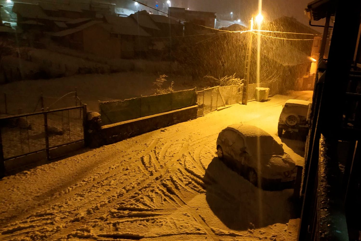 Nieve en Prioro, municipio en la montaña oriental leonesa  