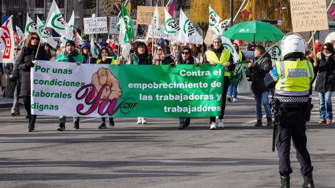 Movilización de los trabajadores del Centro Estrada de León | Campillo (ICAL)