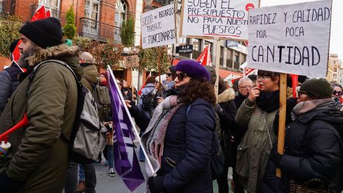 Movilización de los trabajadores del Centro Estrada de León | Campillo (ICAL)