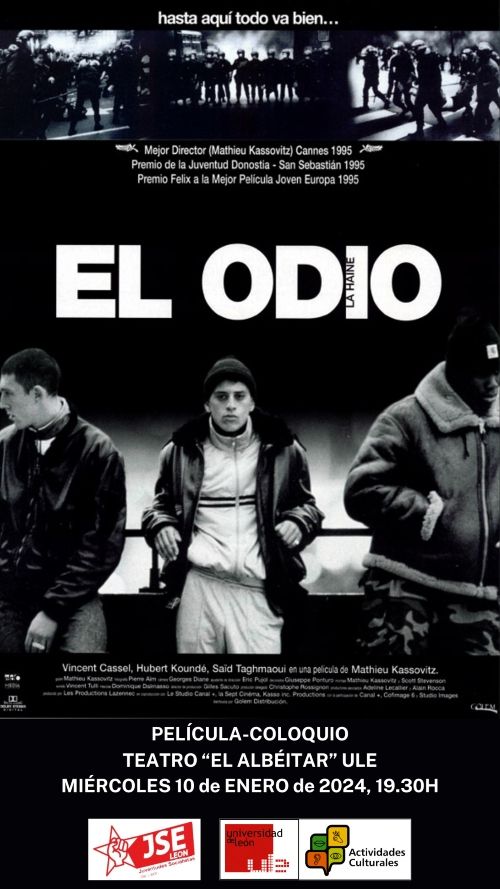 Cartel película 'La Haine' (El odio)