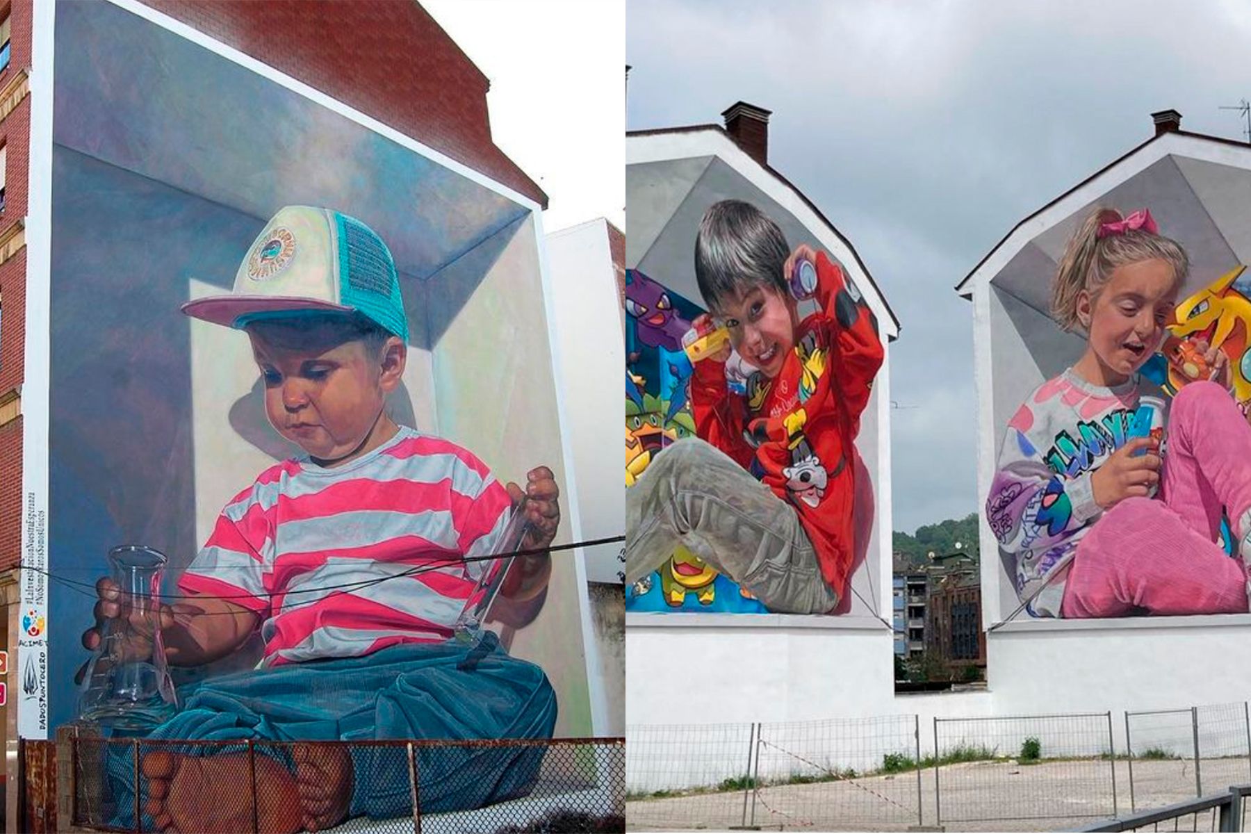 Murales de David Esteban, Da2, nominados por 'Street Art Cities'