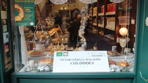 Premio del Roscón de los 10.000 euros de Confitería Conrado