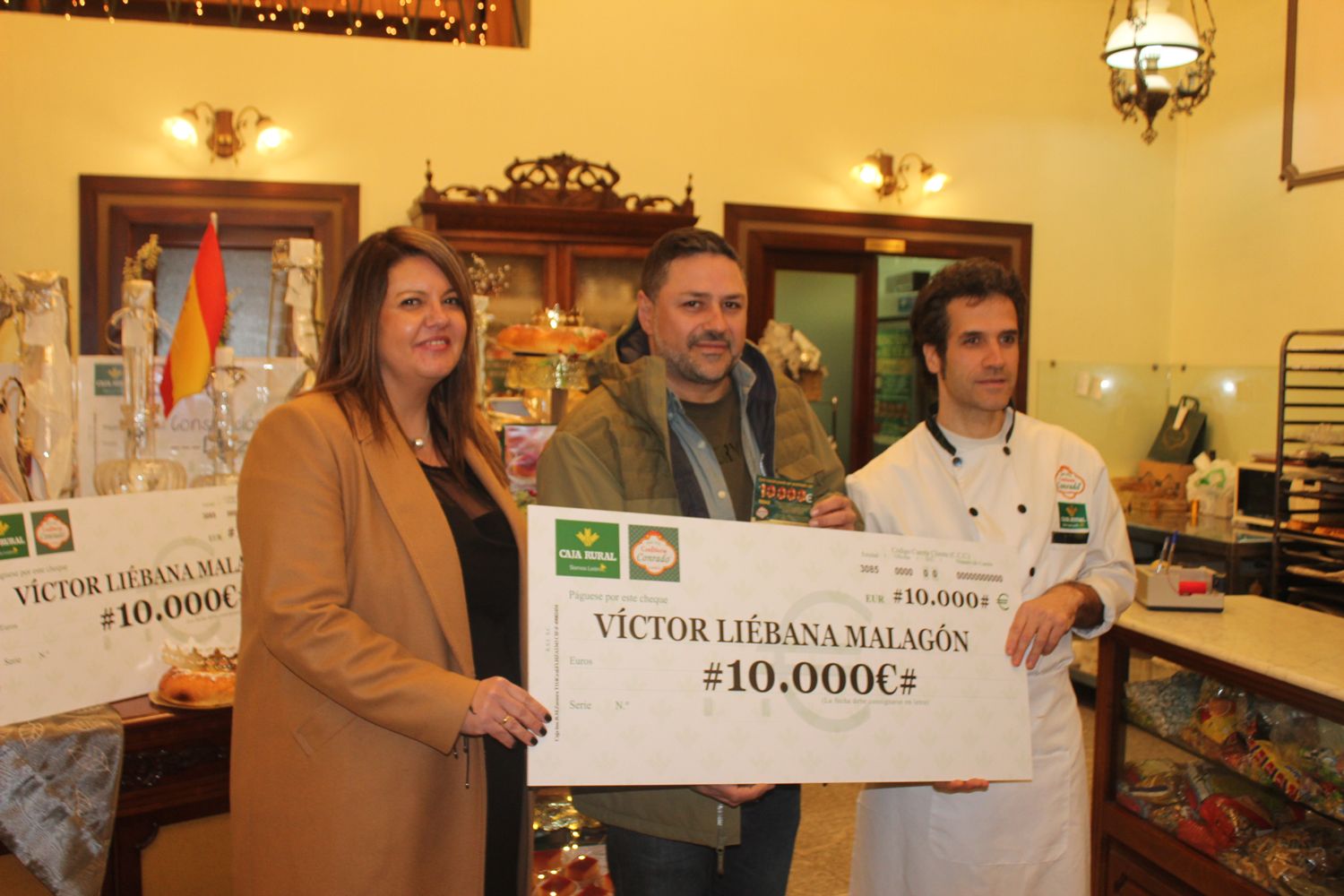 Premio del Roscón de los 10.000 euros de Confitería Conrado