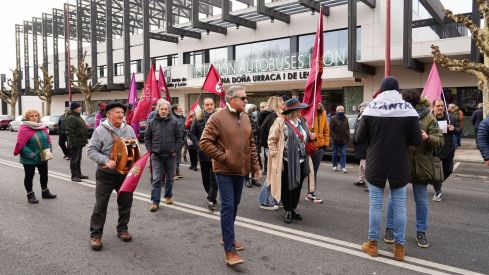  Concentración en protesta por la remodelación de la estación de autobuses de León