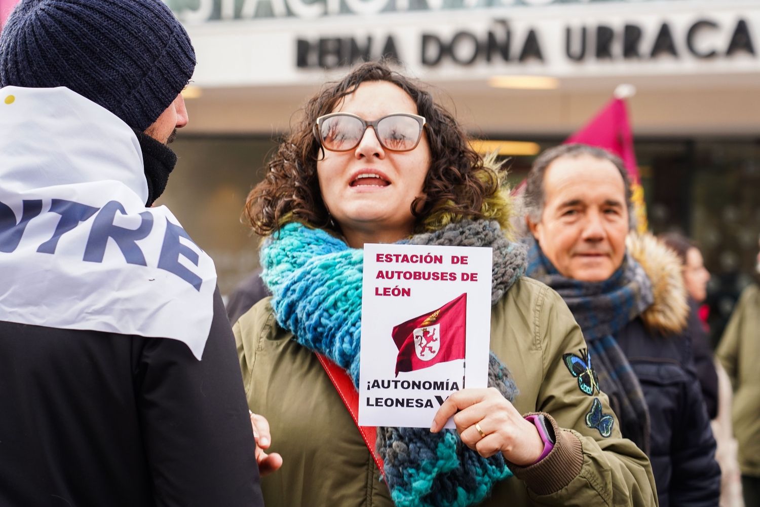  Concentración en protesta por la remodelación de la estación de autobuses de León